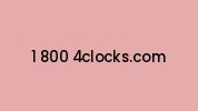1-800-4clocks.com Coupon Codes