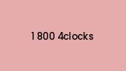 1-800-4clocks Coupon Codes