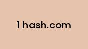 1-hash.com Coupon Codes