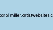 10-carol-miller.artistwebsites.com Coupon Codes