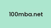 100mba.net Coupon Codes