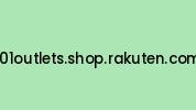 101outlets.shop.rakuten.com Coupon Codes