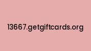 13667.getgiftcards.org Coupon Codes