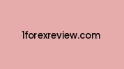 1forexreview.com Coupon Codes