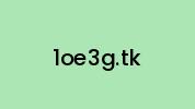 1oe3g.tk Coupon Codes