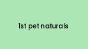 1st-pet-naturals Coupon Codes