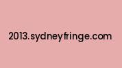 2013.sydneyfringe.com Coupon Codes