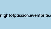 2013nightofpassion.eventbrite.com Coupon Codes