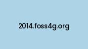 2014.foss4g.org Coupon Codes