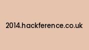 2014.hackference.co.uk Coupon Codes