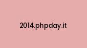 2014.phpday.it Coupon Codes