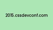 2015.cssdevconf.com Coupon Codes
