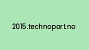 2015.technoport.no Coupon Codes