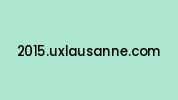 2015.uxlausanne.com Coupon Codes