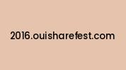 2016.ouisharefest.com Coupon Codes