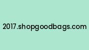 2017.shopgoodbags.com Coupon Codes