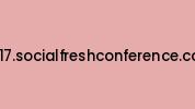 2017.socialfreshconference.com Coupon Codes