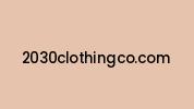 2030clothingco.com Coupon Codes