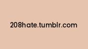 208hate.tumblr.com Coupon Codes