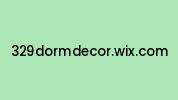 329dormdecor.wix.com Coupon Codes