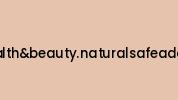 364-healthandbeauty.naturalsafeadopt.com Coupon Codes