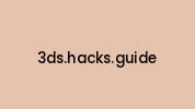 3ds.hacks.guide Coupon Codes
