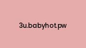 3u.babyhot.pw Coupon Codes