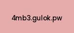 4mb3.gulok.pw Coupon Codes