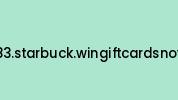 555983.starbuck.wingiftcardsnow.com Coupon Codes