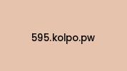 595.kolpo.pw Coupon Codes