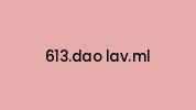 613.dao-lav.ml Coupon Codes