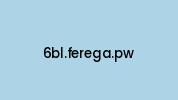6bl.ferega.pw Coupon Codes