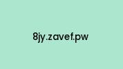 8jy.zavef.pw Coupon Codes