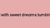 A-girl-with-sweet-dreams.tumblr.com Coupon Codes