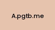 A.pgtb.me Coupon Codes