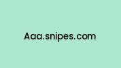 Aaa.snipes.com Coupon Codes