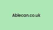 Ablecan.co.uk Coupon Codes