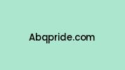 Abqpride.com Coupon Codes