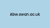 Abw.swan.ac.uk Coupon Codes