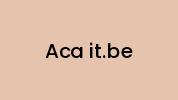 Aca-it.be Coupon Codes