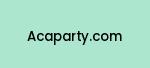 acaparty.com Coupon Codes