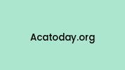 Acatoday.org Coupon Codes