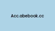 Acc.abebook.cc Coupon Codes