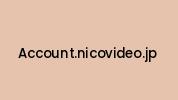 Account.nicovideo.jp Coupon Codes