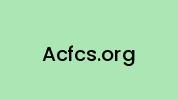 Acfcs.org Coupon Codes