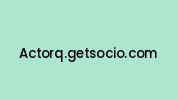 Actorq.getsocio.com Coupon Codes