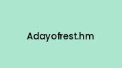 Adayofrest.hm Coupon Codes