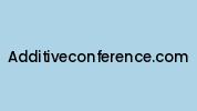 Additiveconference.com Coupon Codes