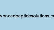 Advancedpeptidesolutions.com Coupon Codes