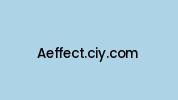 Aeffect.ciy.com Coupon Codes